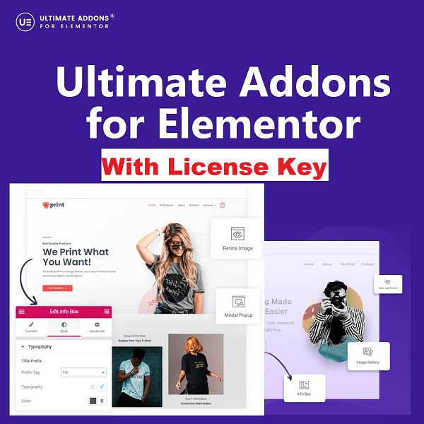 Ultimate addon for Elementor with License Key