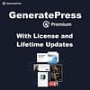 Generatepress premium with license