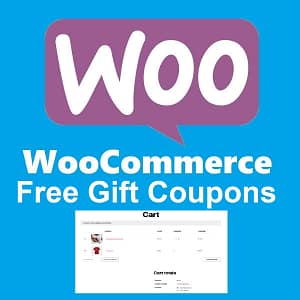 free gift coupons woocommerce