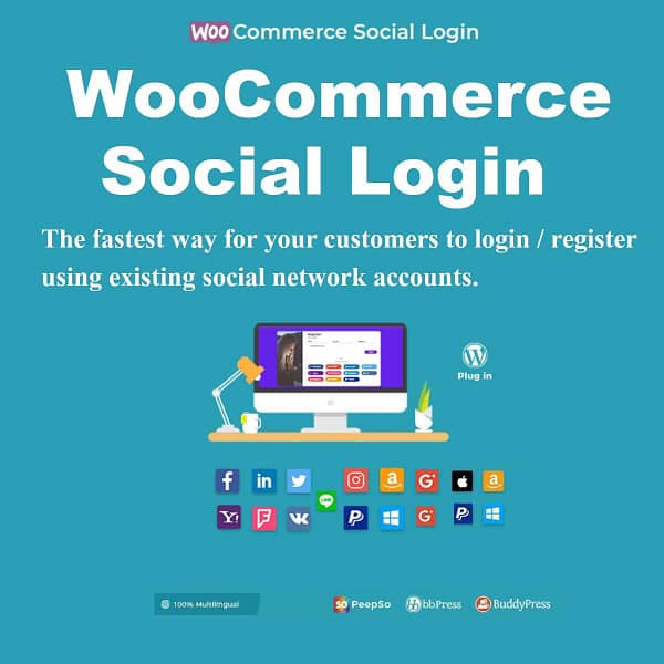 WooCommerce Social Login – WordPress Plugin